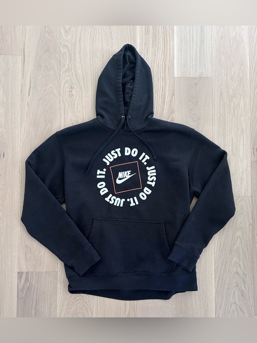Nike Sportswear Just Do It Pullover Hooded Sweatshirt - Picture 1 of 3